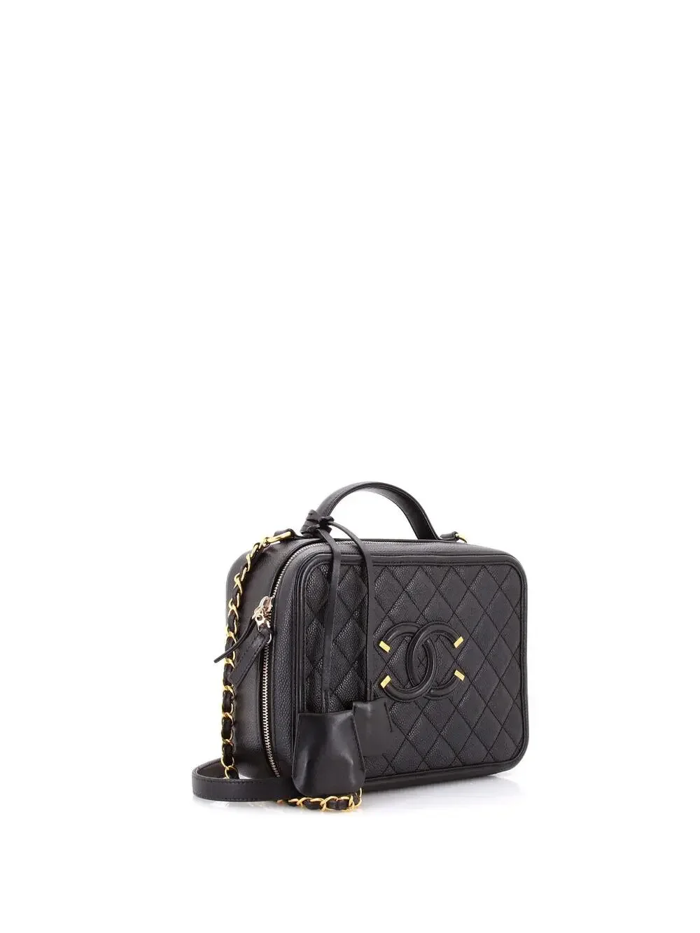 Chanel Filigree Vanity Case Quilted #237503C47B